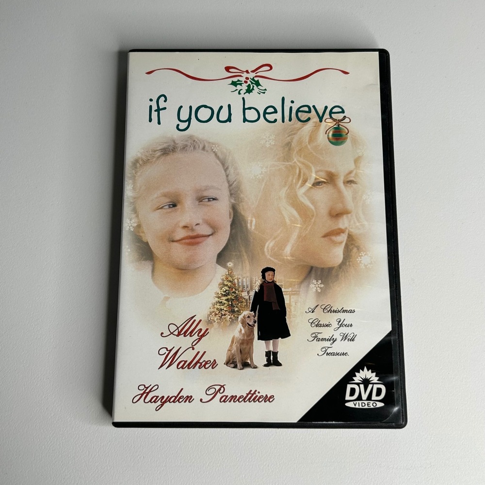 If You Believe DVD Ally Walker Hayden Panettiere Christmas Holiday Movie